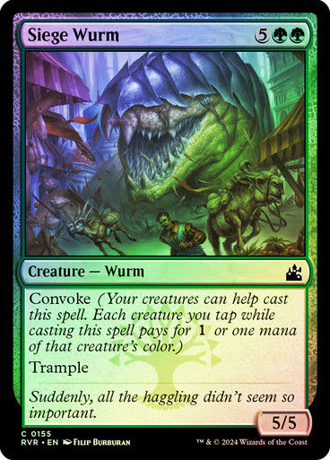 Siege Wurm (rvr) (155) / Foil