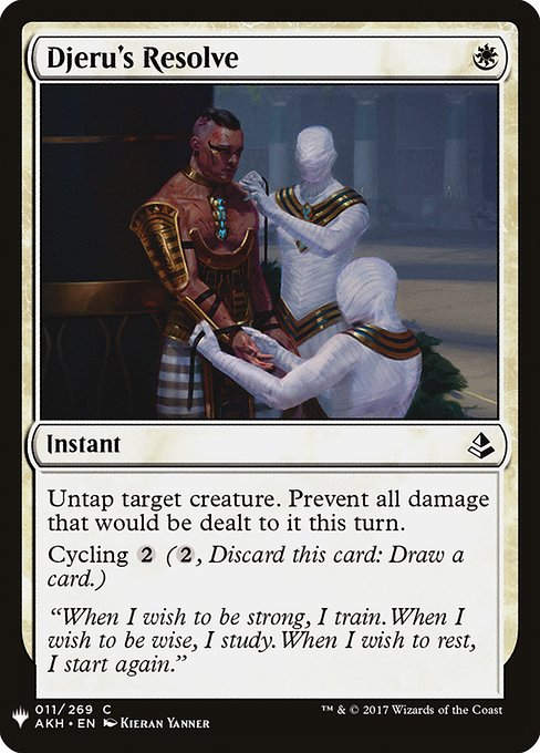 Djeru's Resolve (PLST) (AKH-11)