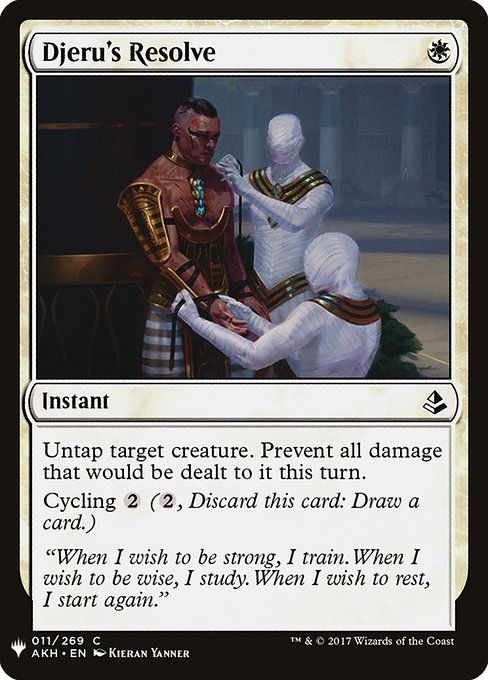 Djeru's Resolve (PLST) (AKH-11)