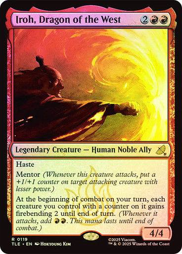 Iroh, Dragon of the West (TLE) (119) / Foil