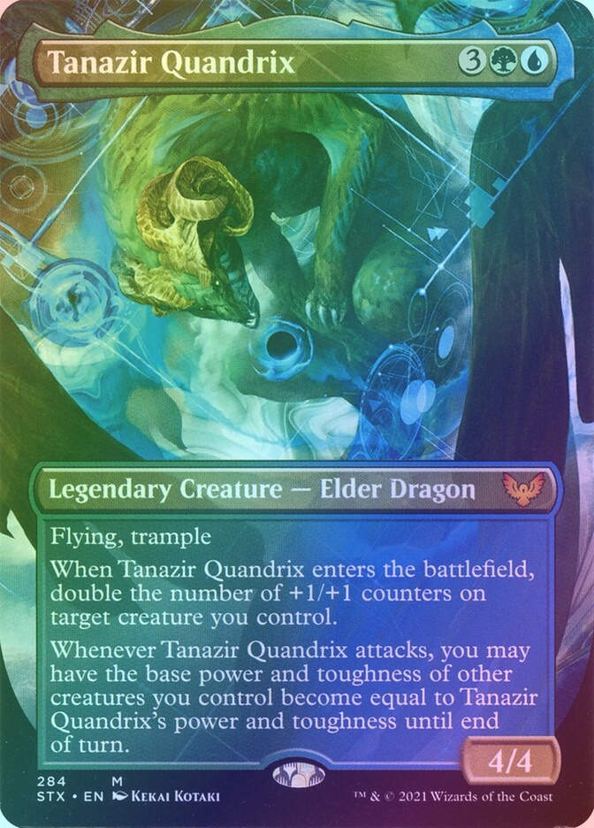 Tanazir Quandrix (STX) (284) / Borderless / Foil