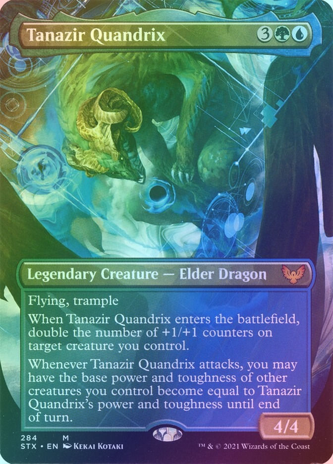Tanazir Quandrix (STX) (284) / Borderless / Foil