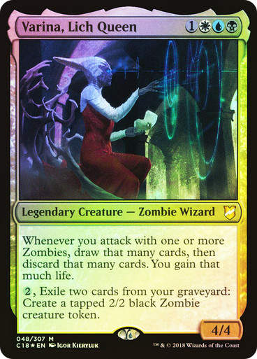 Varina, Lich Queen (c18) / Foil