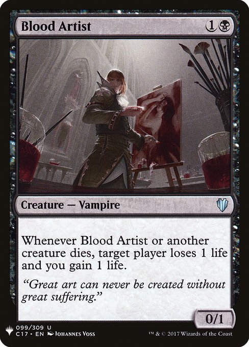 Blood Artist (PLST) (C17-99)