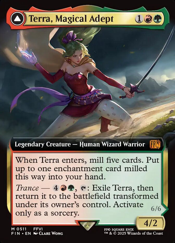 Terra, Magical Adept // Esper Terra (FIN) (511) / Extended Art — cara 1 de 2
