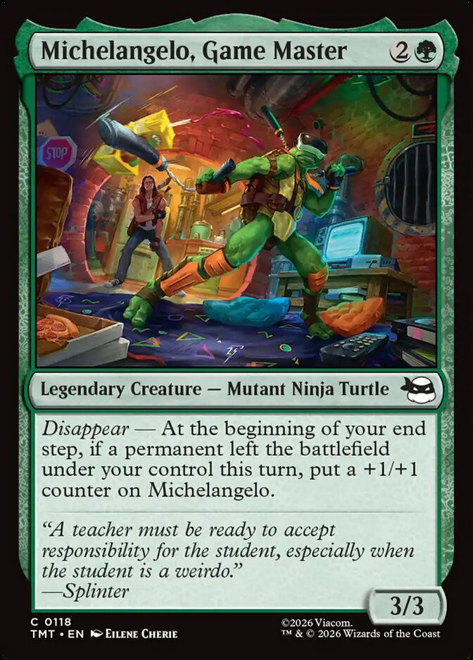 Michelangelo, Game Master (TMT) (118)