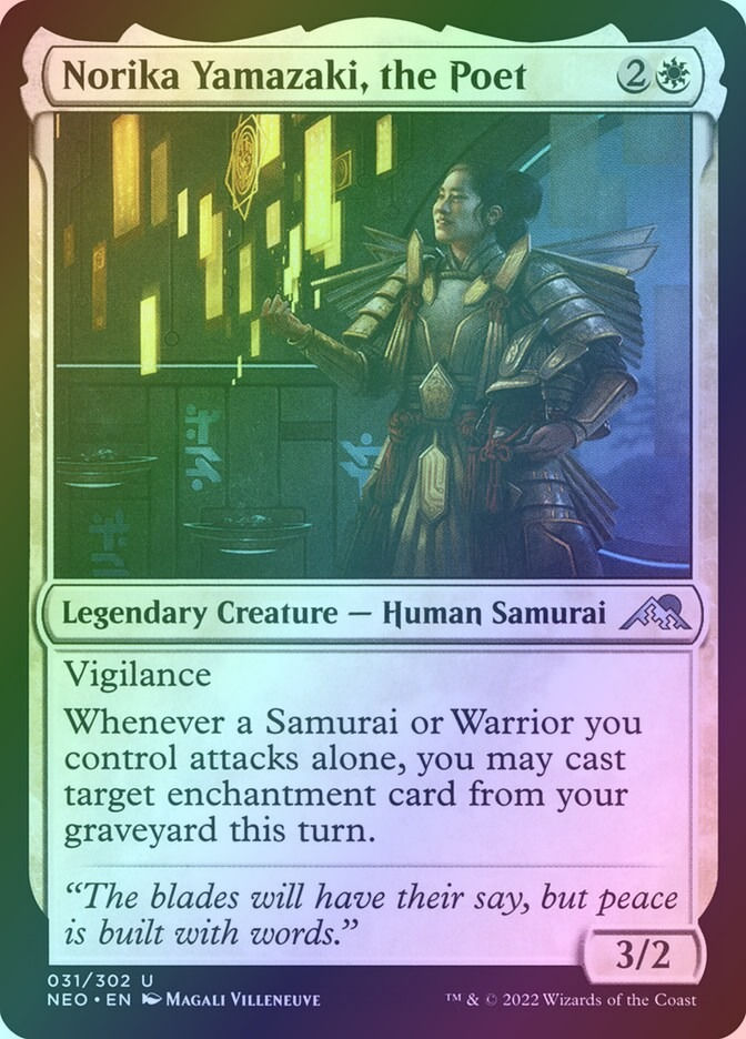 Norika Yamazaki, the Poet (NEO) (31) / Foil