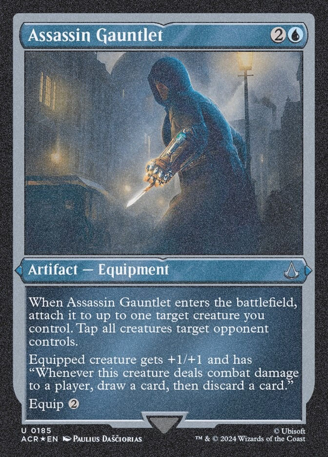 Assassin Gauntlet (ACR) (185) / Foil Etched