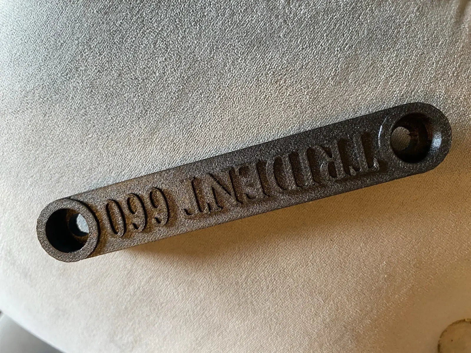 Triumph Trident 660 Rear Foot Pegs Plate Cover