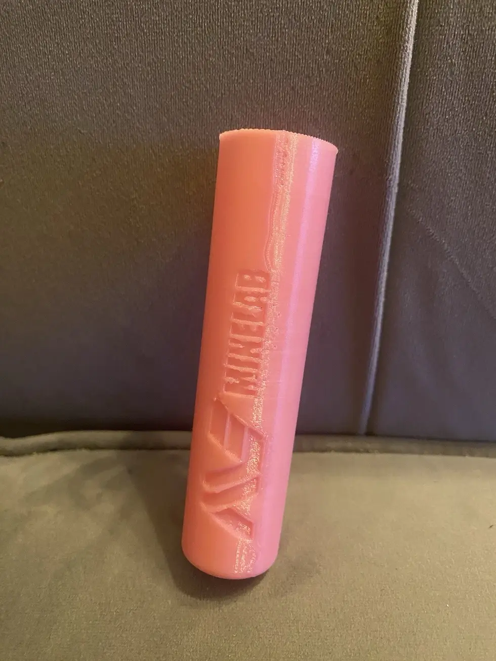 Pink cylinder,