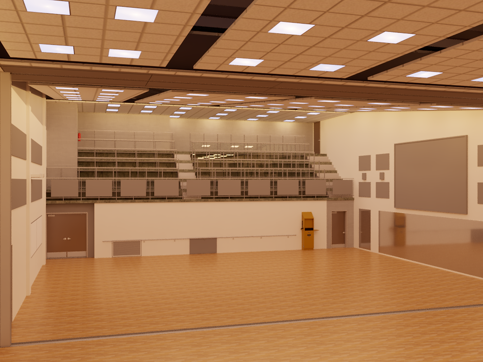 Interior Rendering of BYU-I Hart Building