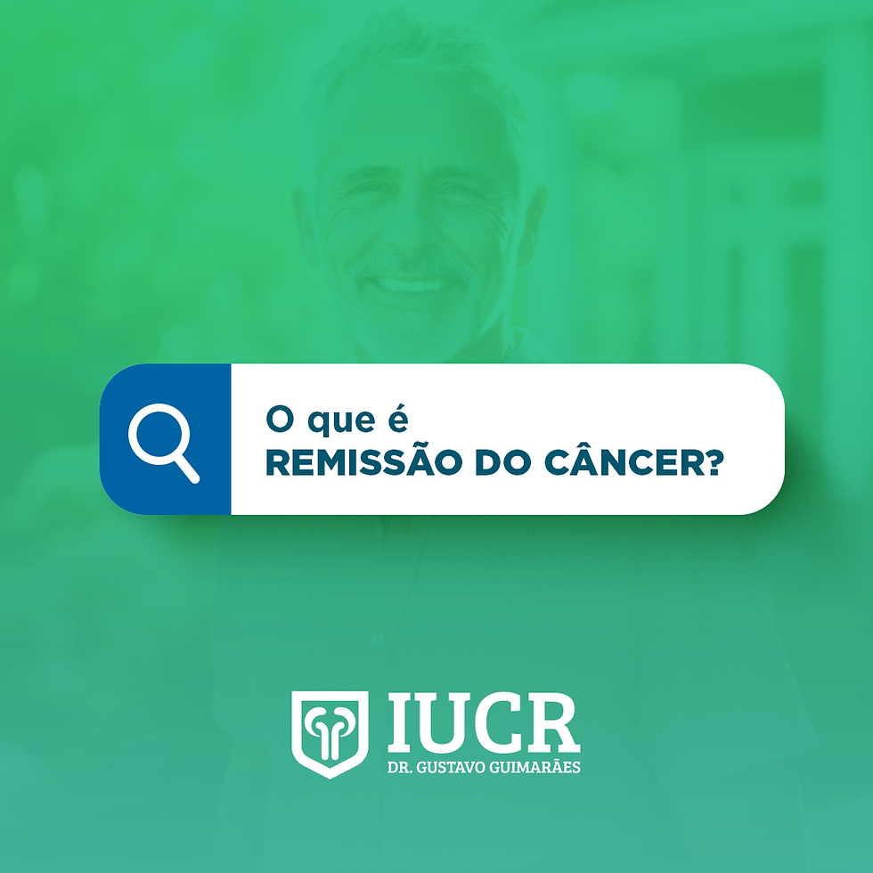 remissão do câncer