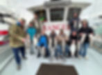 Berkeley Halibut Fishing Charters group with their catch