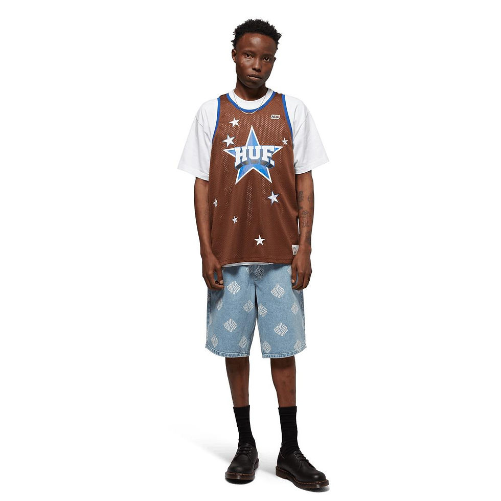 縮圖：HUF - FUCK IT CROMER SHORT 牛仔短褲