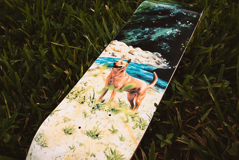 縮圖：Mafia skateboard -  母湯帥狗 Deck 8.25"