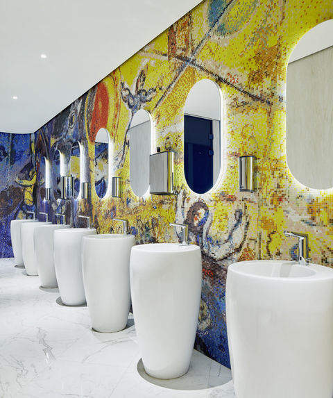 concept en ontwerp business lounge Chagall op Sheremetyevo international airport by M+R