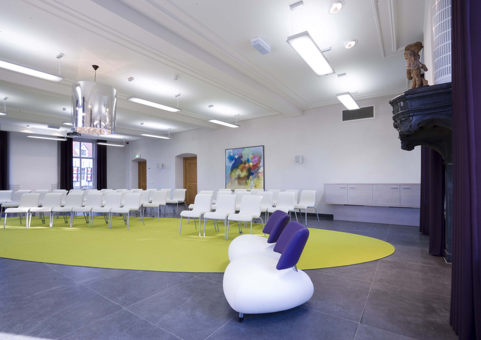 Raadhuis Roosendaal raadzaal met volledig nieuwe indelign