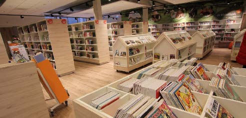 interieur bibliotheek Cultuurhuis Krimpen aan de Lek