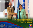 AMBASSADOR AVIQUIVIL MEETS WITH IOM EGYPT CHIEF OF MISSION