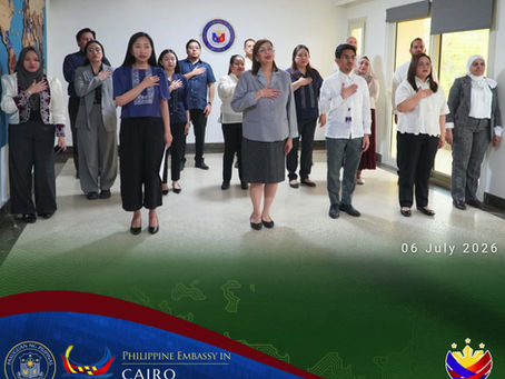 PH EMBASSY IN EGYPT COMMEMORATES THE 10TH ANNIVERSARY OF THE 2016 SOUTH CHINA SEA ARBITRAL AWARD