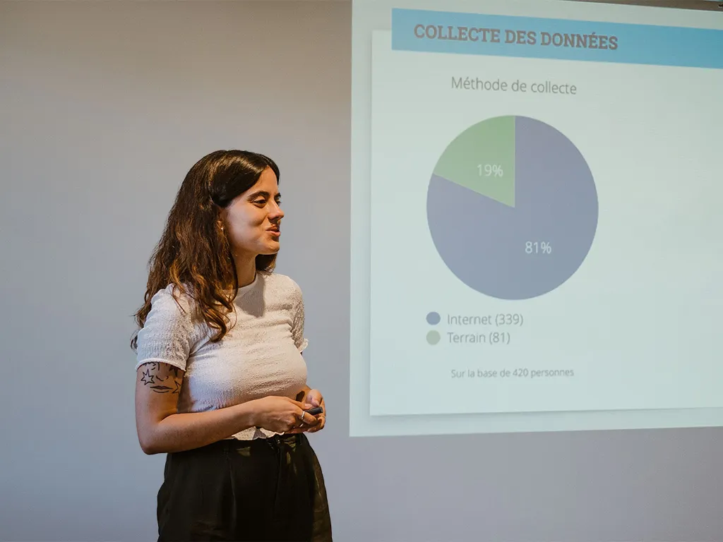 Lors de la formation aux hébergeurs, les résultats de l'étude ont été présenté