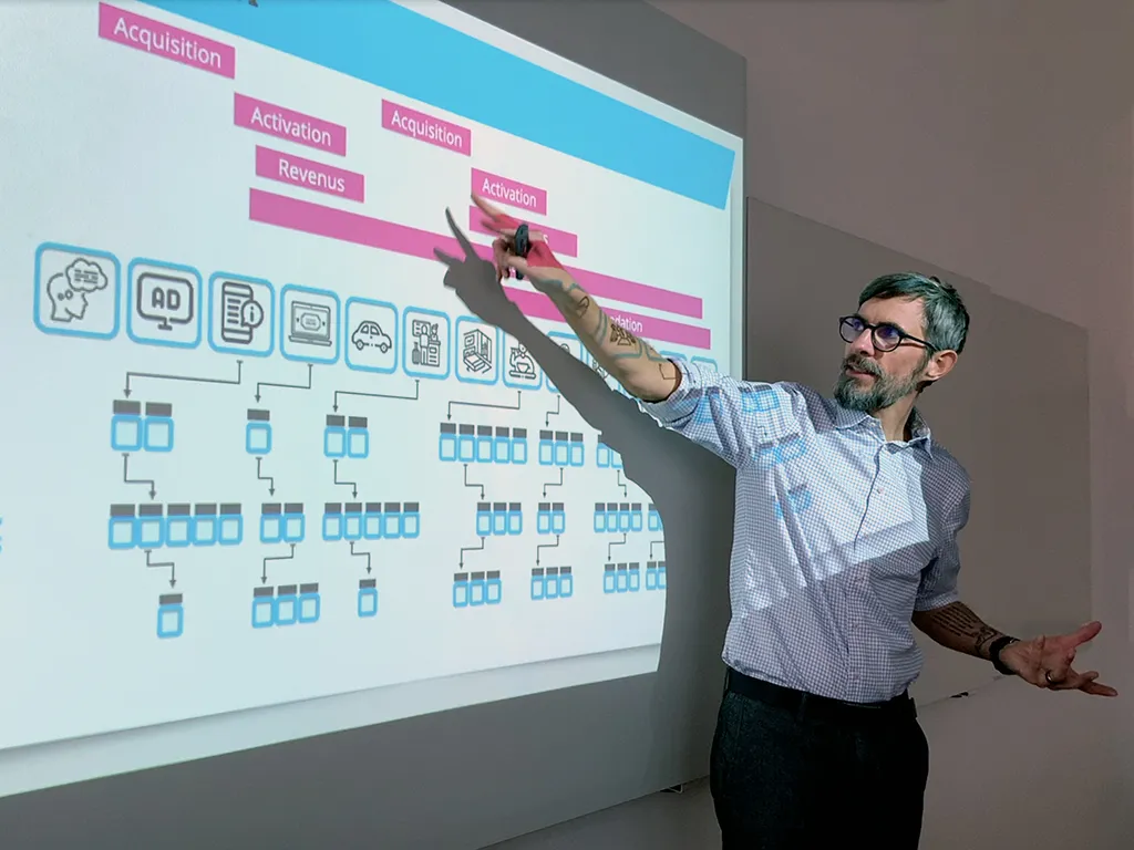 Stéphane Fellay donne une formation sur le marketing expérientiel