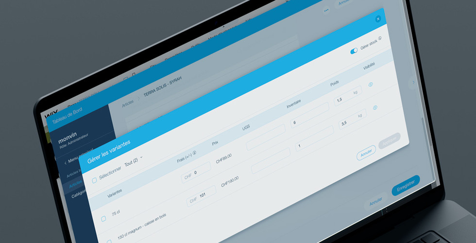 Gestion des stocks - La gestion se fait facilement et le système avertit automatiquement