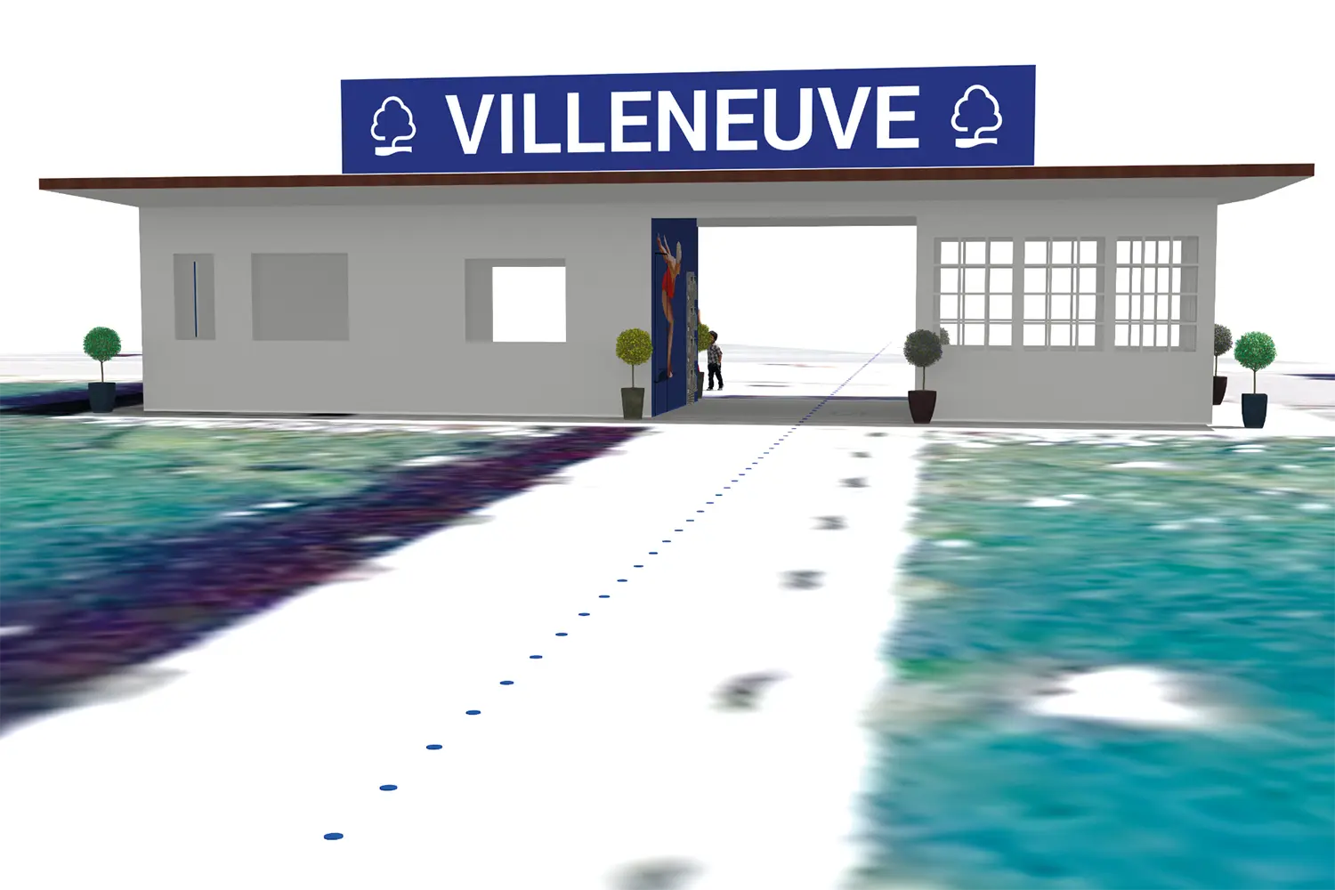 Prototype 3D confirmatoire du débarcadère de Villeneuve