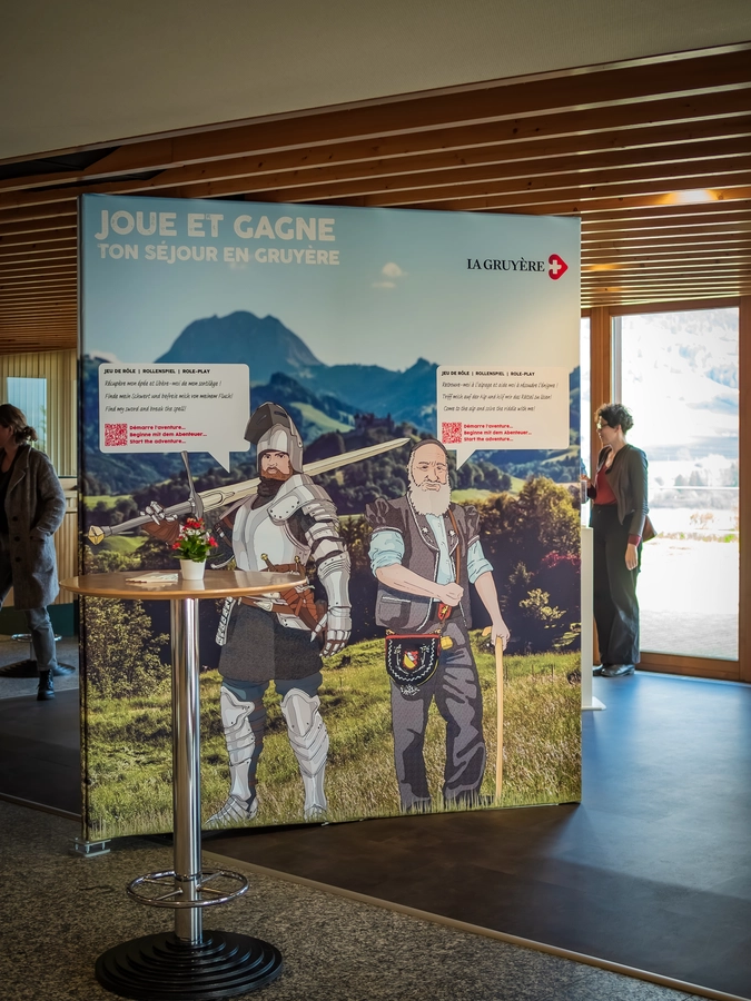 Espace promotionnel du restoroute de la Gruyère