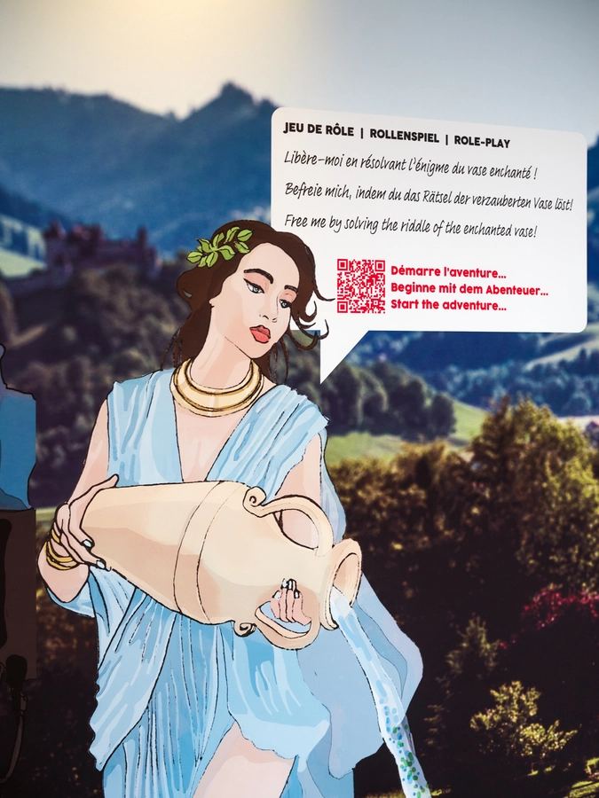 Personnage créé et illustré pour le jeu interactif - Naïa, la déesse du bien-être