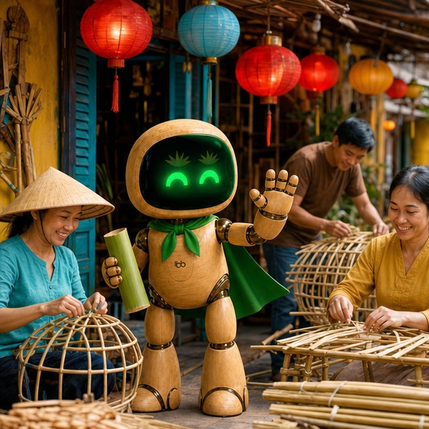 Hoi An artisans spread...