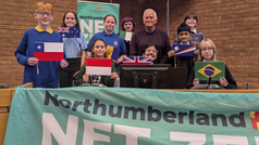 Pupils debate climate change in mock UN summit
