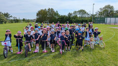 Pupils celebrate walk to school benefits