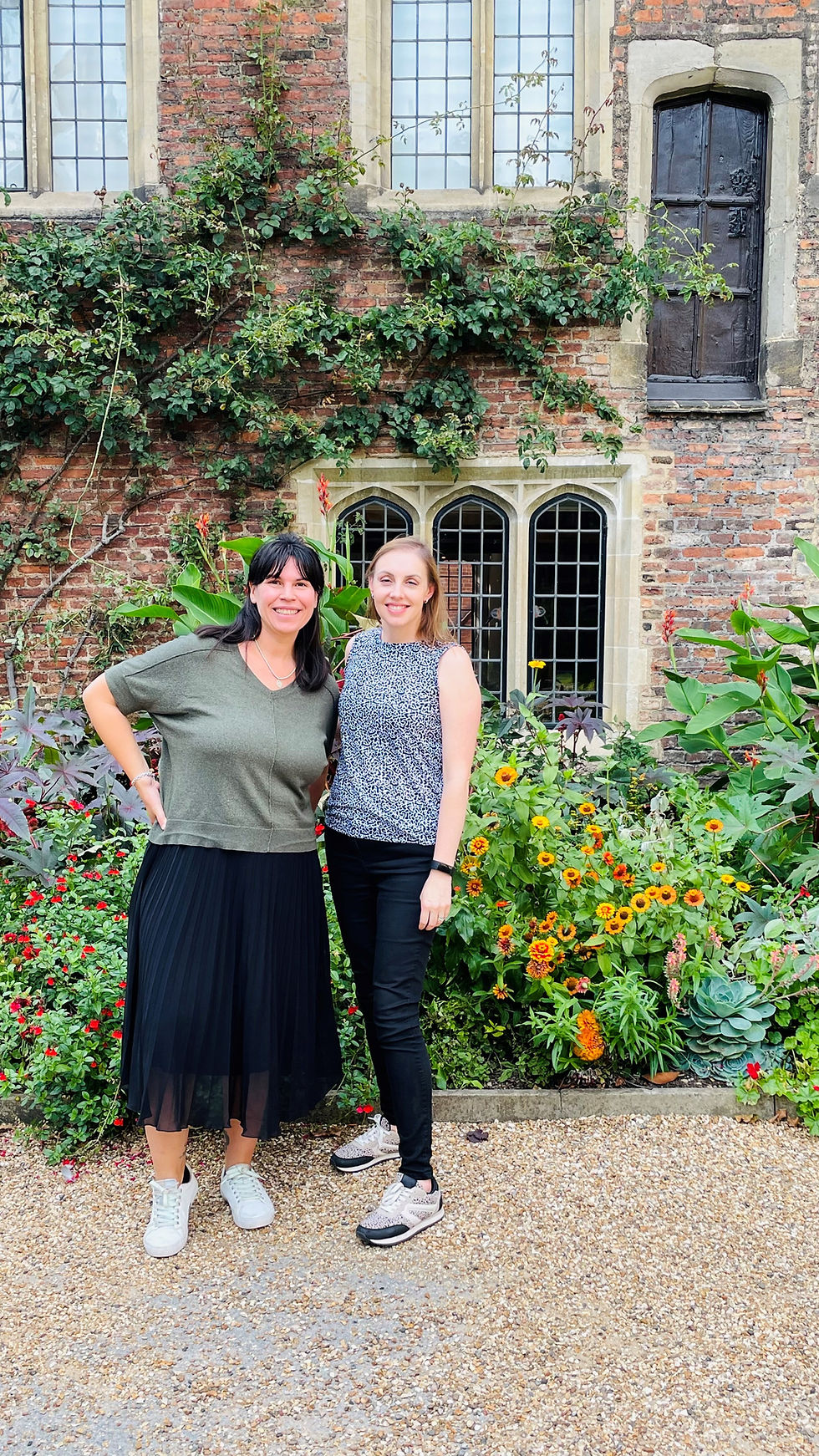Marisol and Louisa at Trinity Hall