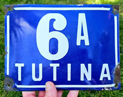 Damaged House Sign Repair