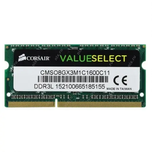 Memoria Ram Corsair Value Select DDR3 1600 PC3-12800 8GB CL11