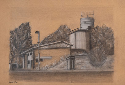 נתיב הל״ה, drawing, graphite' israeli art