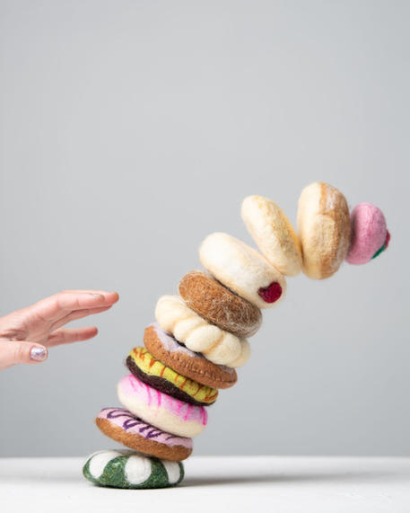 The Falling Tower of Donuts