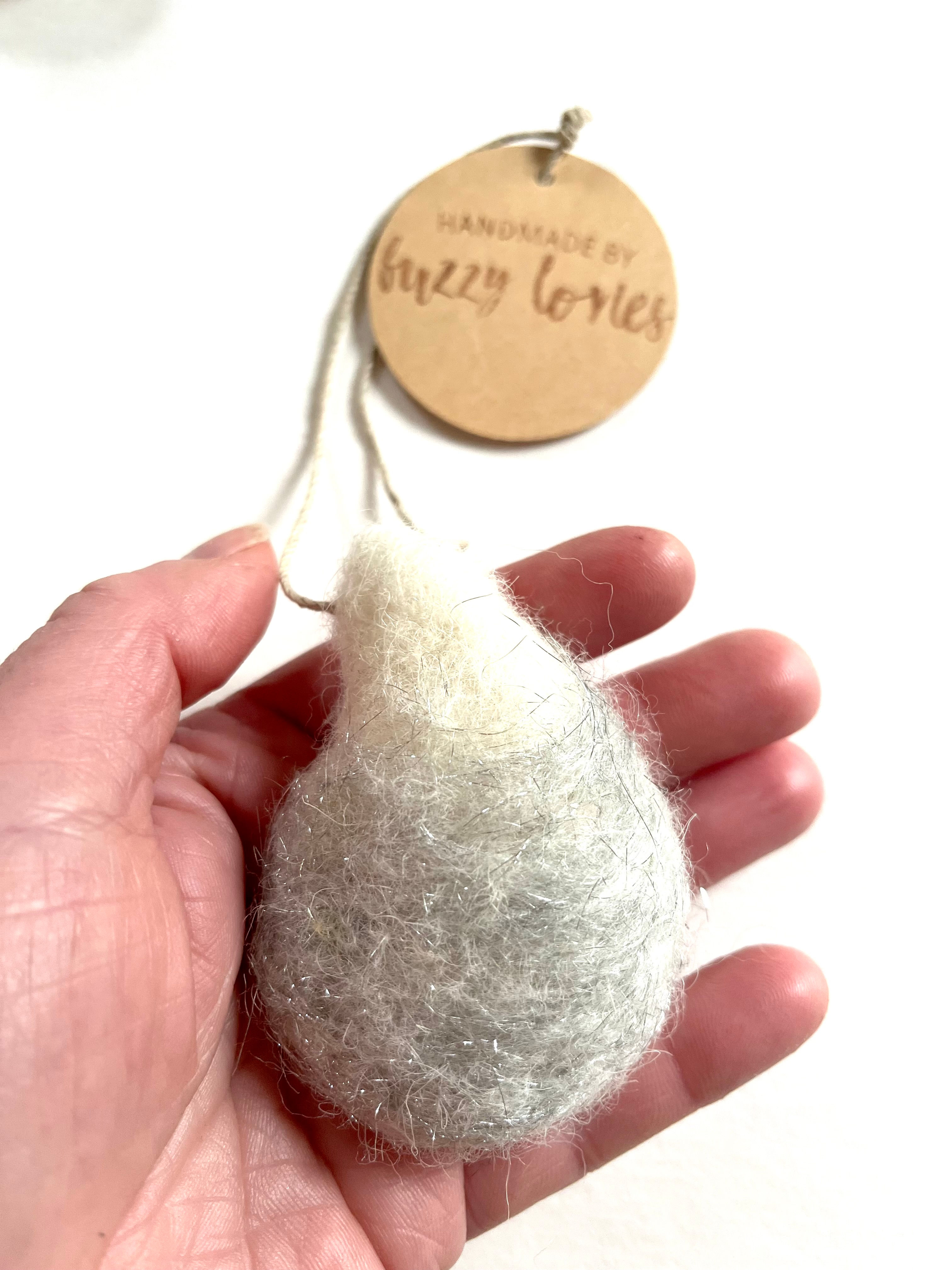 Sparkly Shell Ornament -Gold or Silver