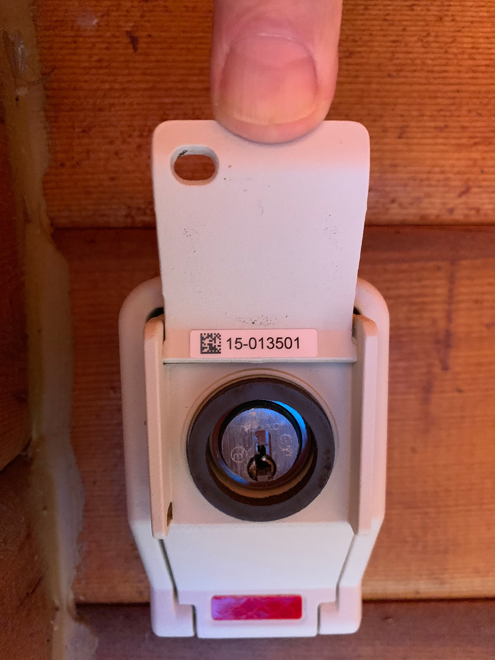 Lock Box at our Cabin in AZ