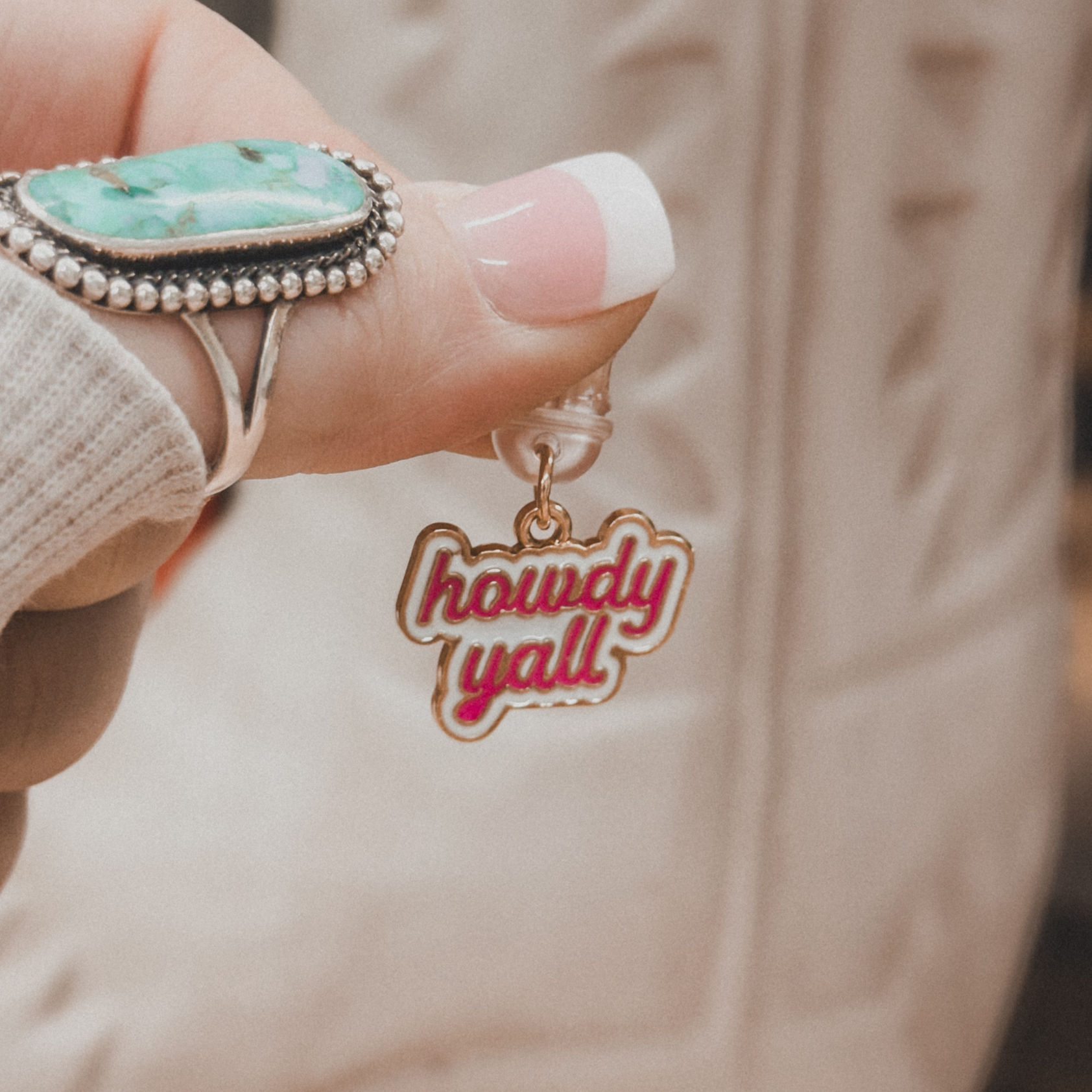 HOWDY YALL  - DUST PLUG CHARM