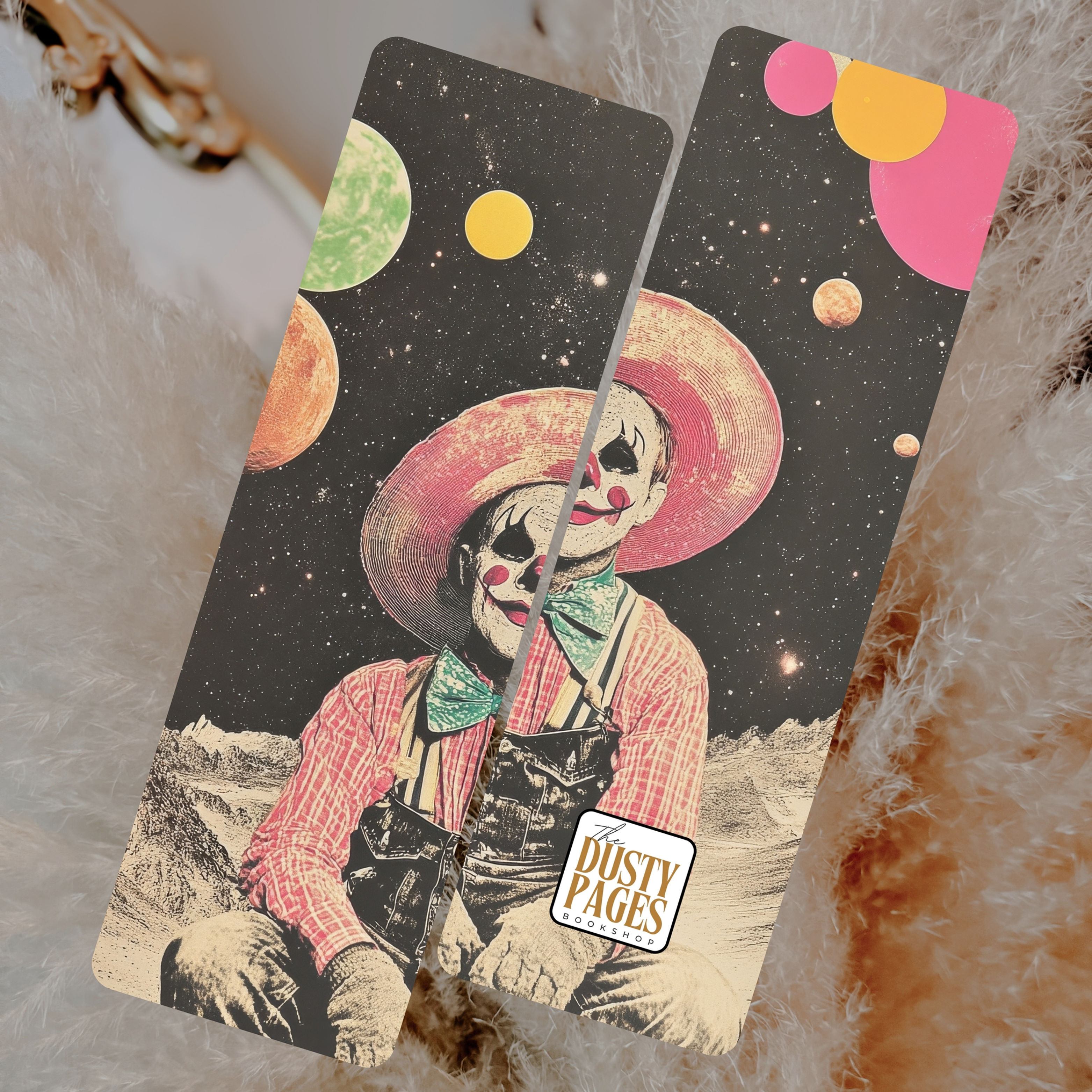 GALAXY CLOWN | VELVET BOOKMARK