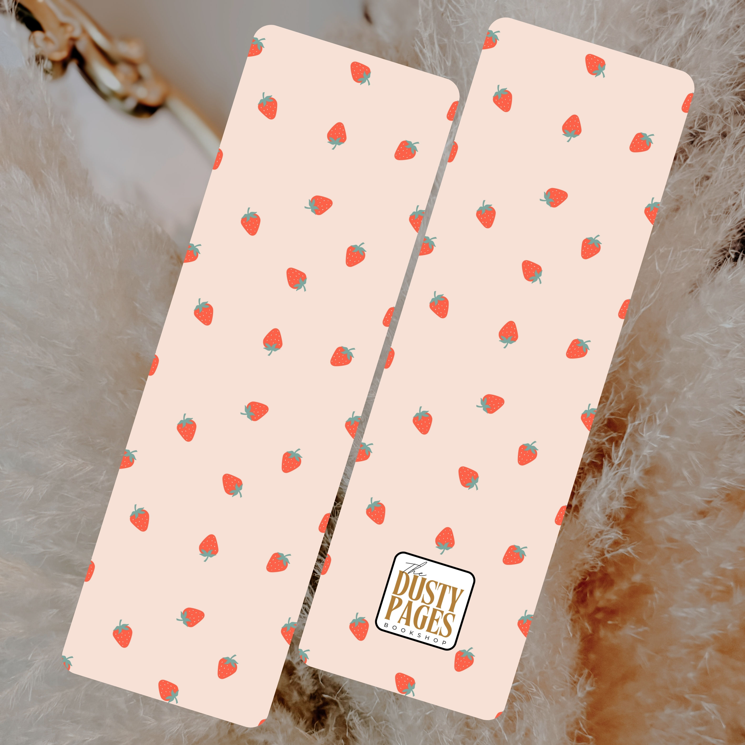 STRAWBERRY FIELDS | VELVET BOOKMARK