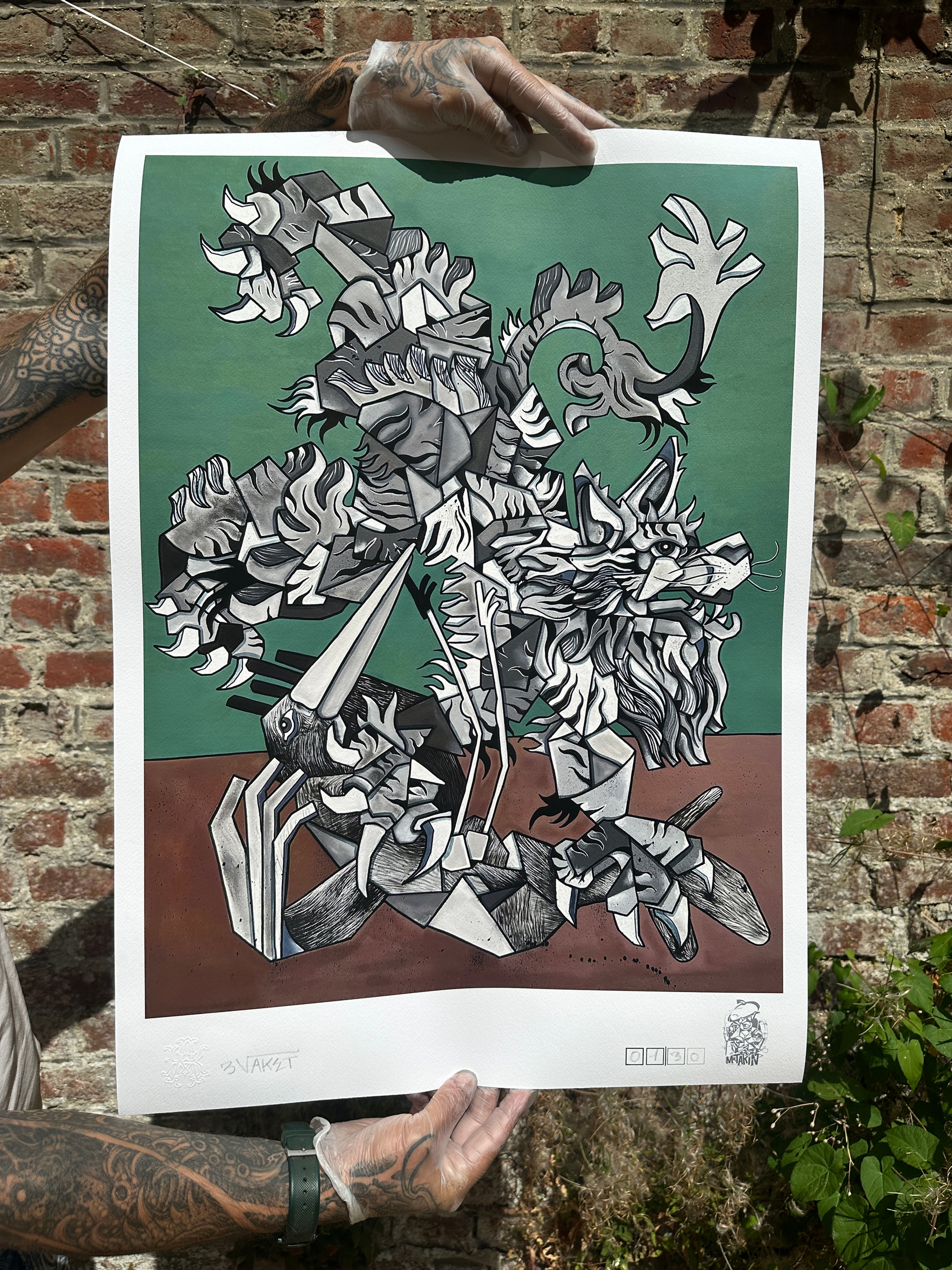 LE LOUP ET LA CIGOGNE, 2025 (30EX)