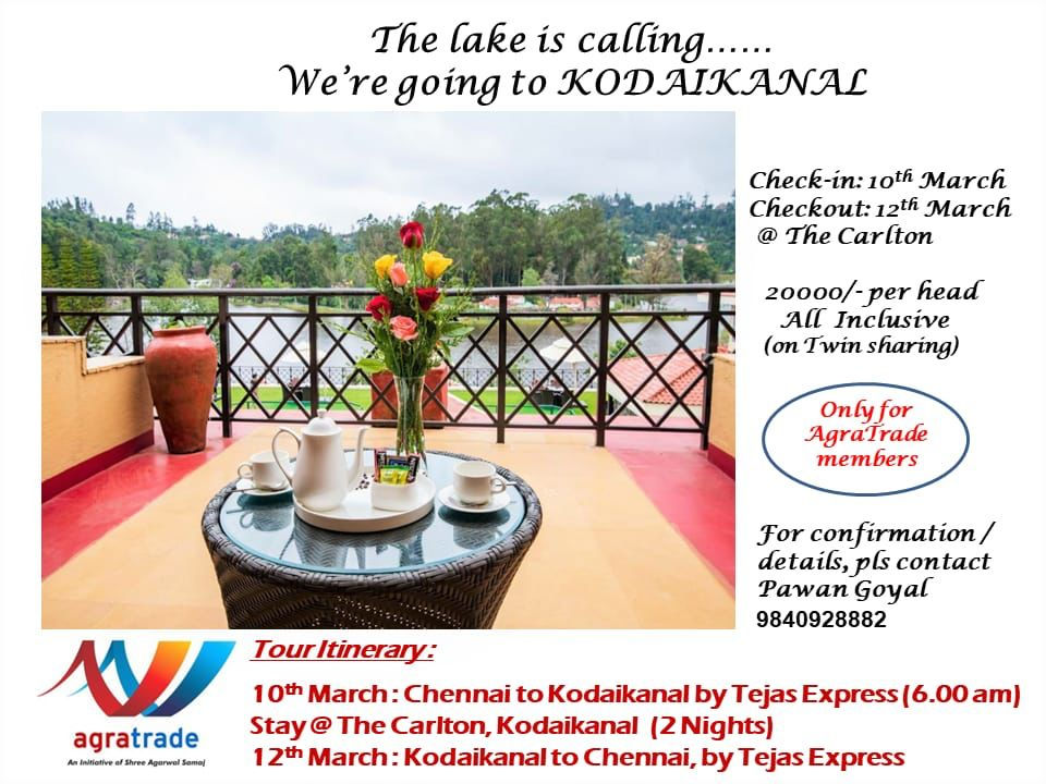 Kodai Outstation Networking trip