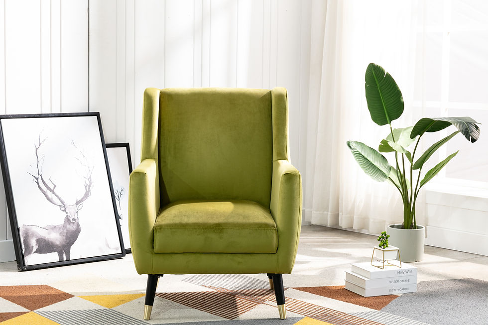 Thumbnail: 10. WK Home-Knight Collection, Empire Series Accent Chair