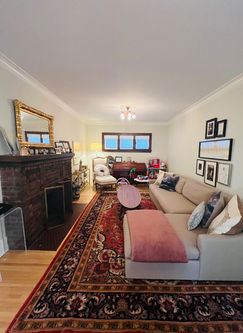 Living room re-designed and staged by Professional Home Organizer, The Neat Freak L.A. 