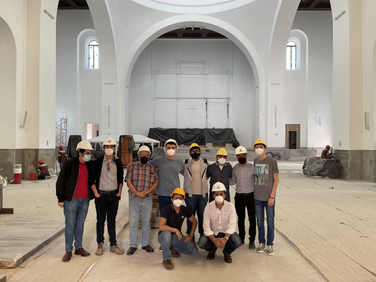 Visita Técnica a la construcción de la Iglesia Santa Maria Reina de la Familia en Cayalá