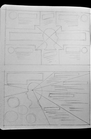 Early Wireframe Sketches