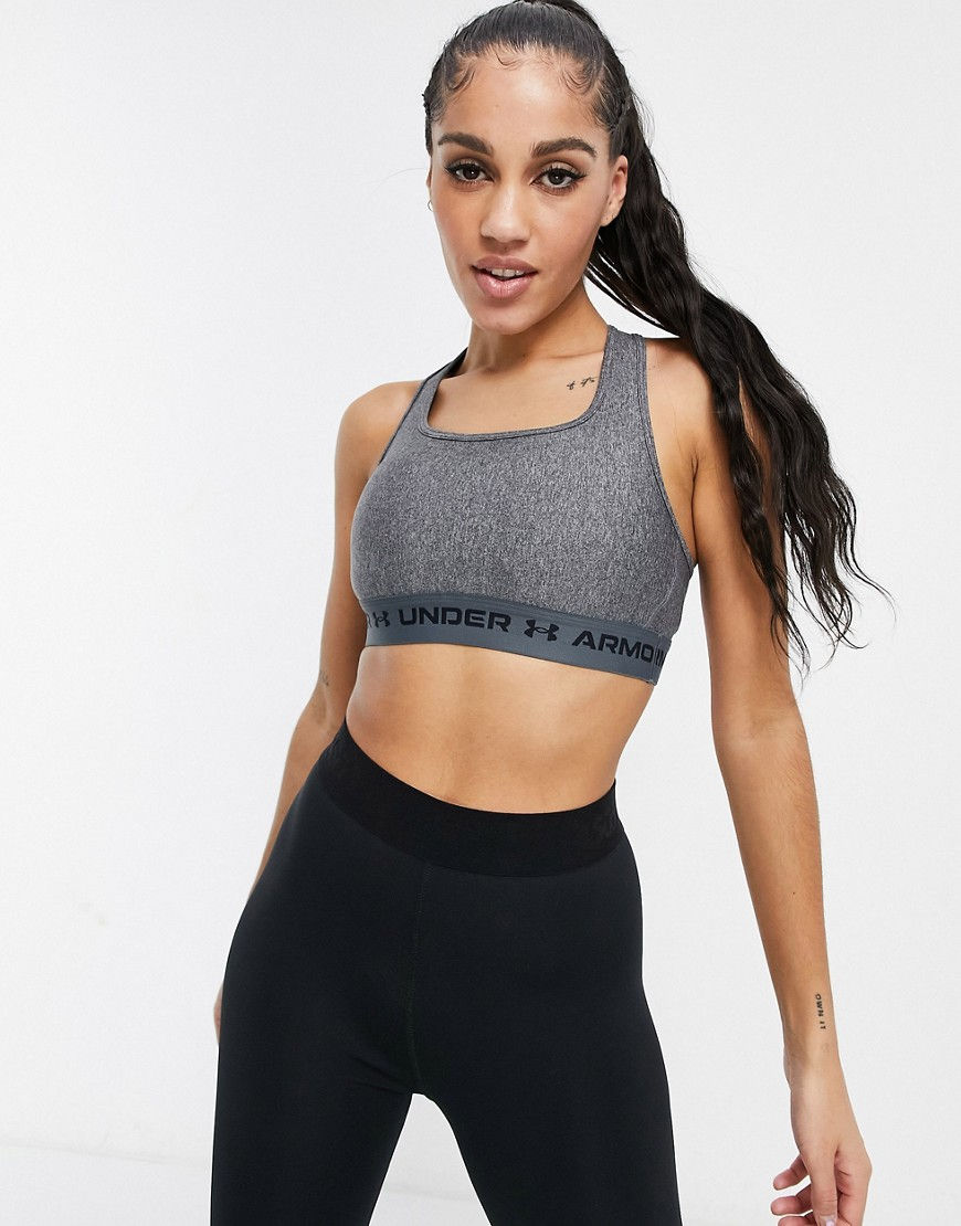 Thumbnail: Under Armour Crossback Mid Heather Bra